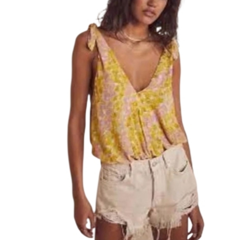 Free People Bare It All Bodysuit